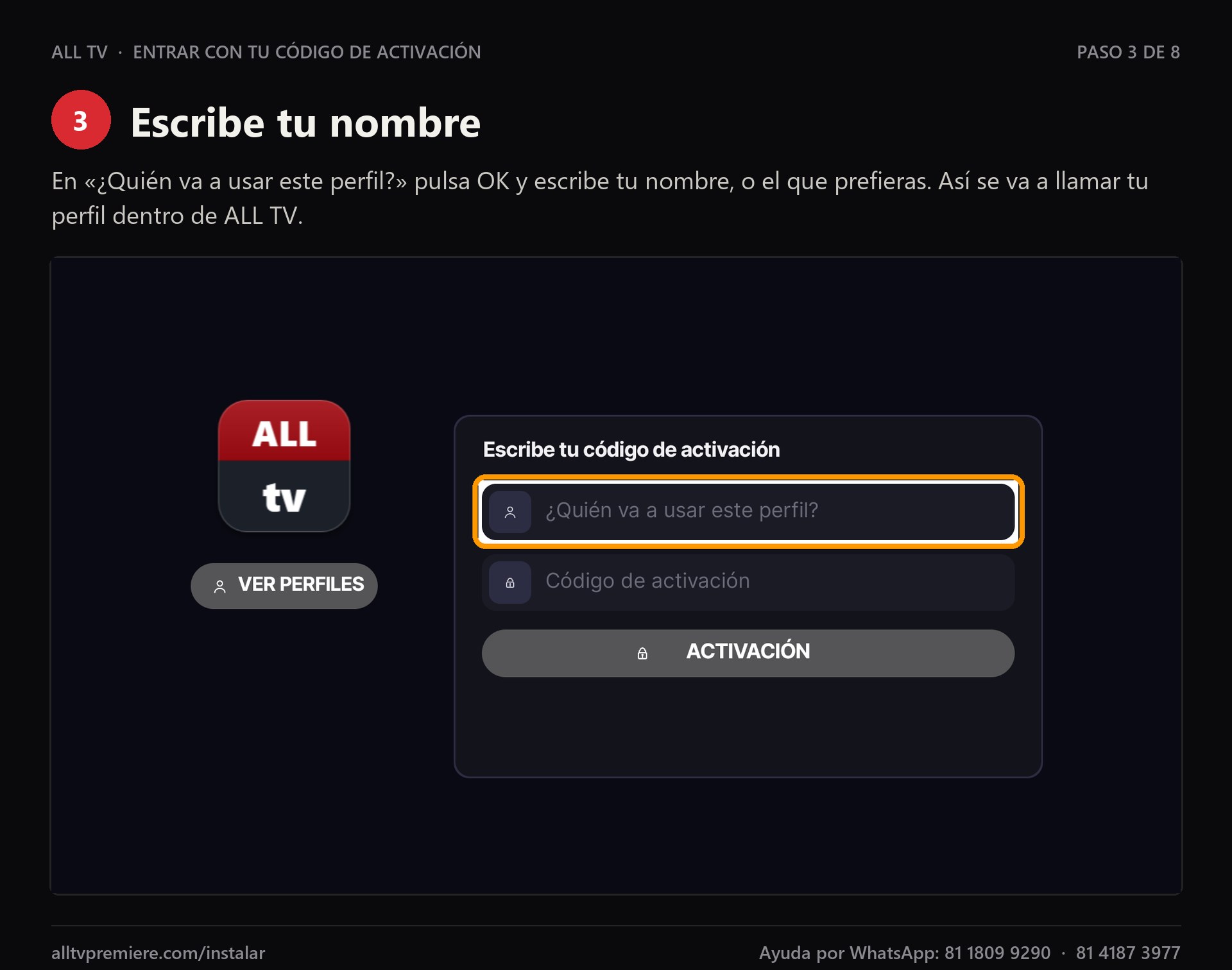 Paso 3 de 8