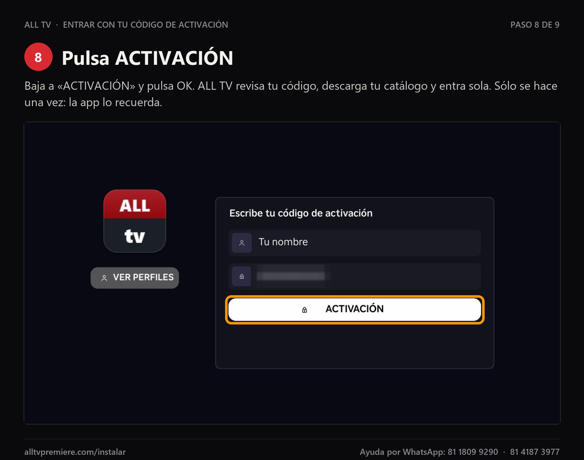 Paso 8 de 9