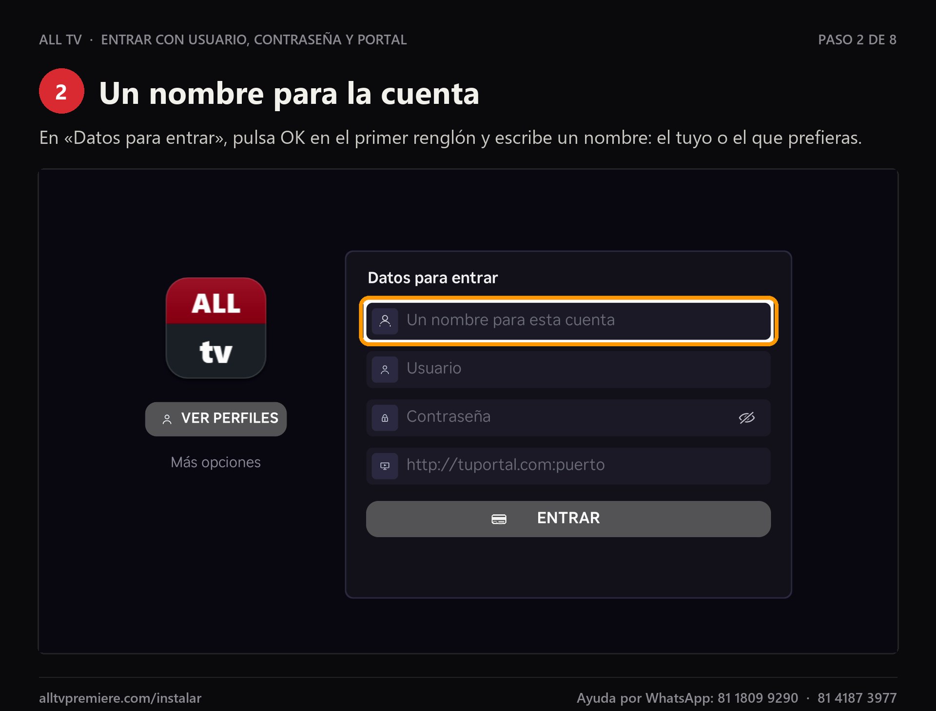 Paso 2 de 8